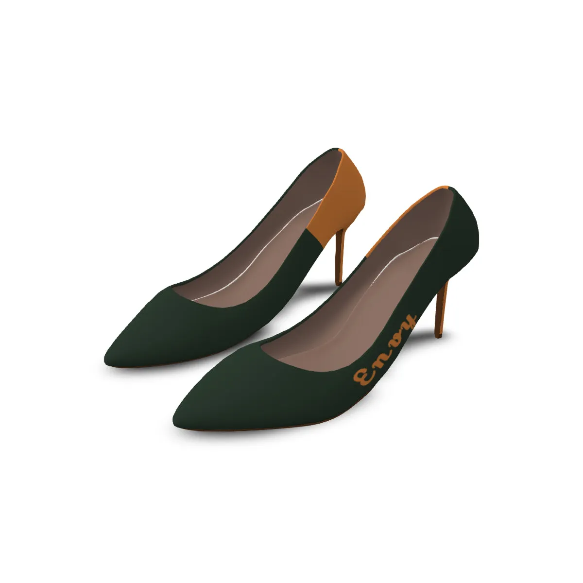 All-Over Print Women's High-heeled Shoes | 10cm Heel