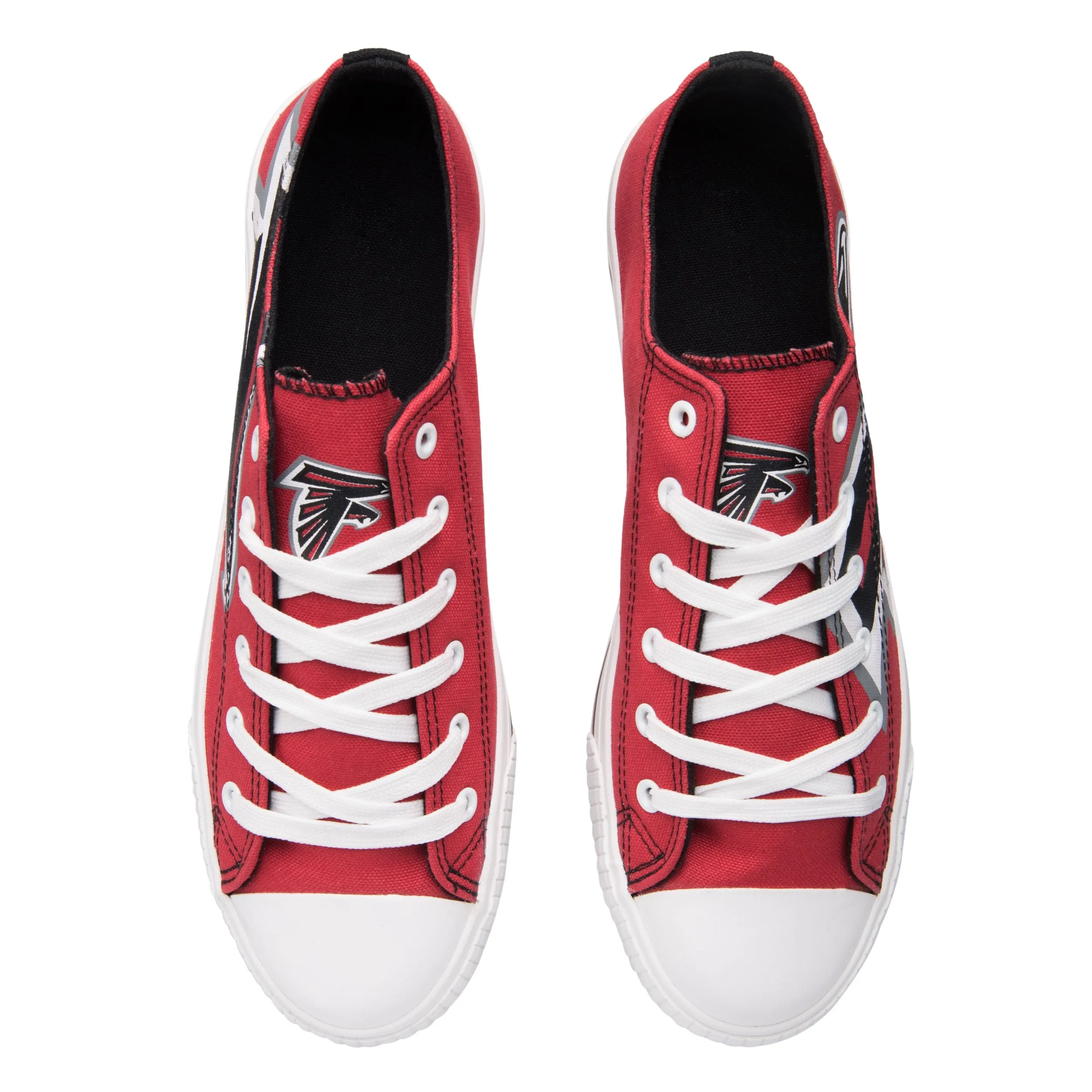 Atlanta Falcons NFL Mens Low Top Big Logo Canvas Shoes