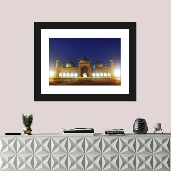 Badshahi Mosque  Lahore Canvas Wall Art