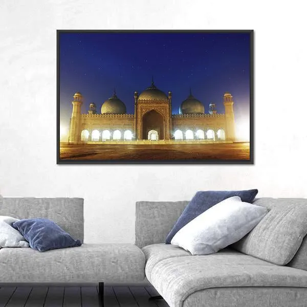 Badshahi Mosque  Lahore Canvas Wall Art