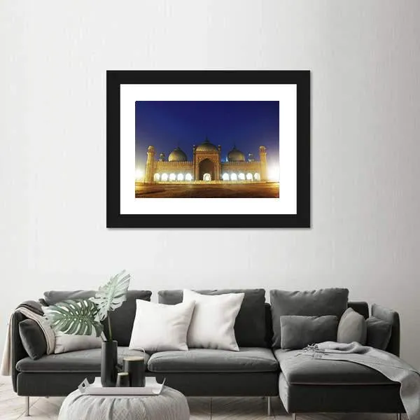 Badshahi Mosque  Lahore Canvas Wall Art