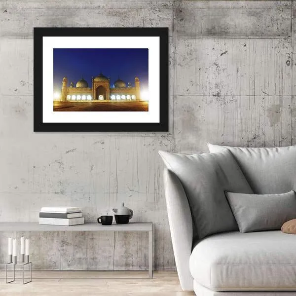 Badshahi Mosque  Lahore Canvas Wall Art
