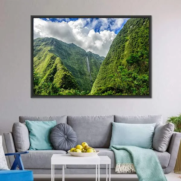 Cascade Blanche Canvas Wall Art