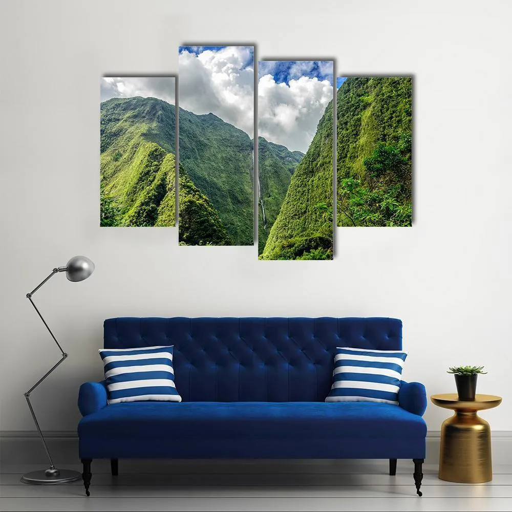 Cascade Blanche Canvas Wall Art