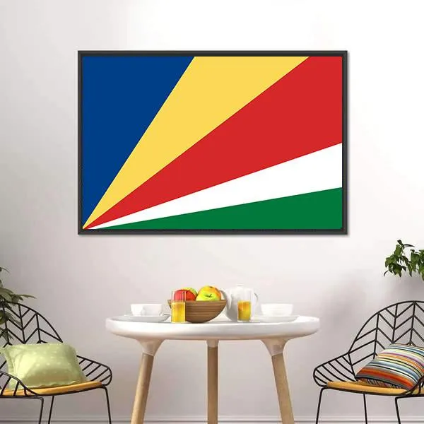 Flag Of Seychelles Canvas Wall Art