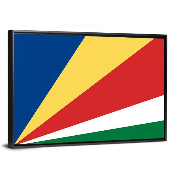 Flag Of Seychelles Canvas Wall Art