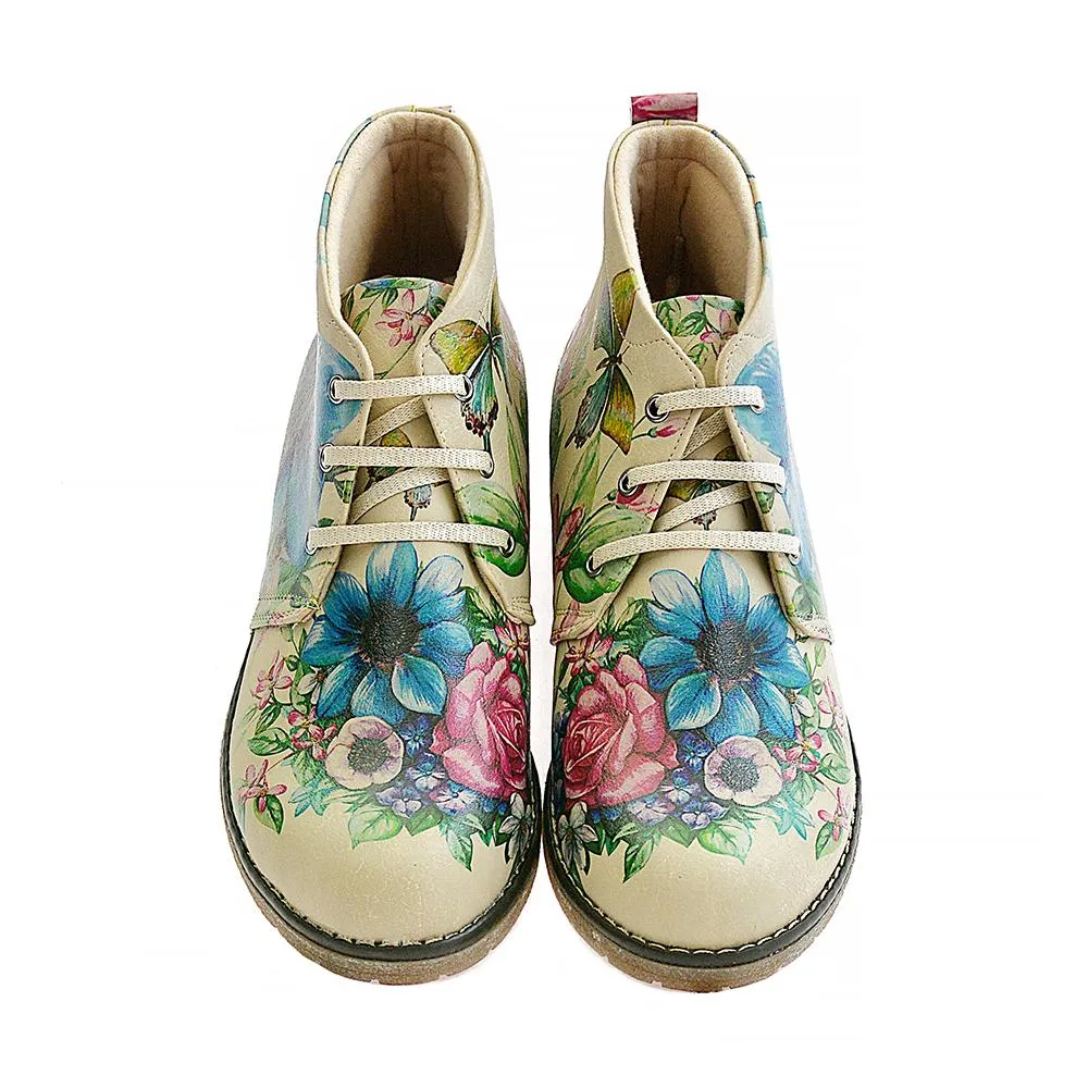 Flowers Ankle Boots PH209