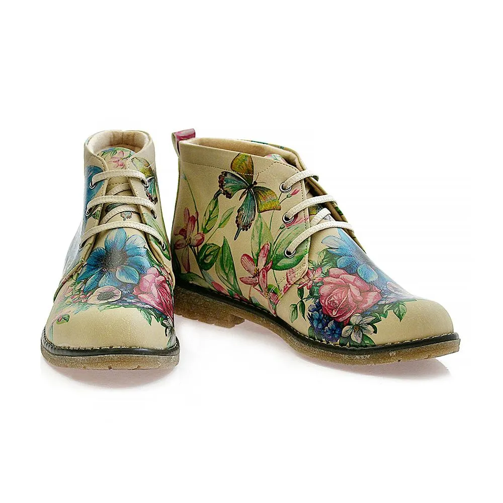 Flowers Ankle Boots PH209