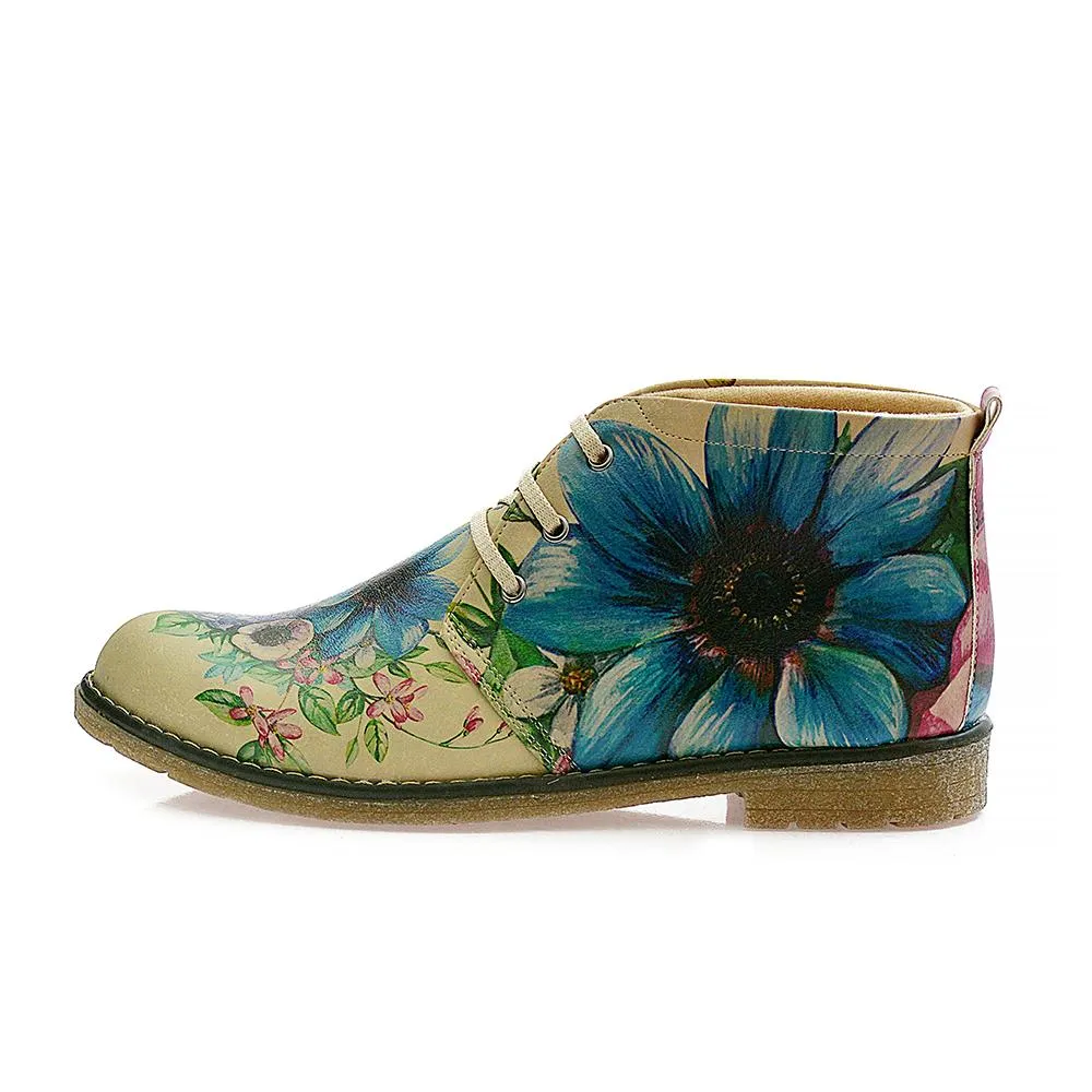 Flowers Ankle Boots PH209