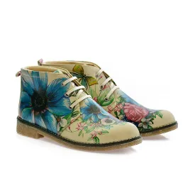 Flowers Ankle Boots PH209
