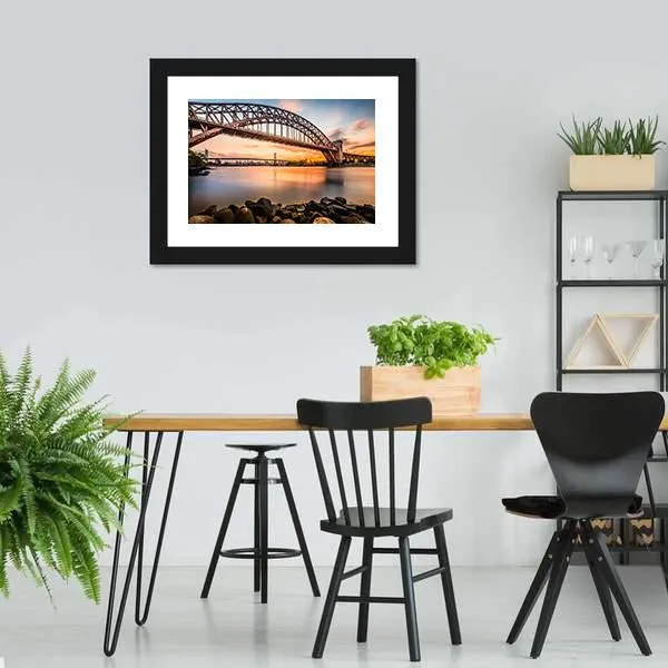 Hell Gate & Triboro Bridge Canvas Wall Art
