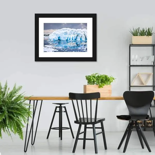 Huge Iceberg In Antarctica Canvas Wall Art