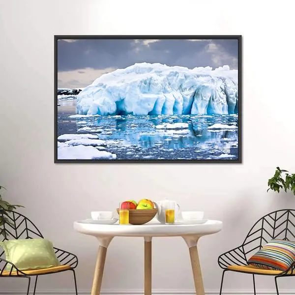 Huge Iceberg In Antarctica Canvas Wall Art
