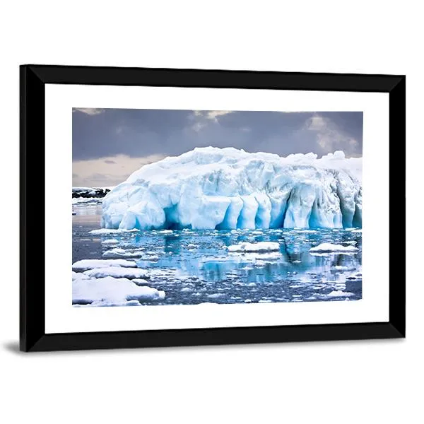 Huge Iceberg In Antarctica Canvas Wall Art