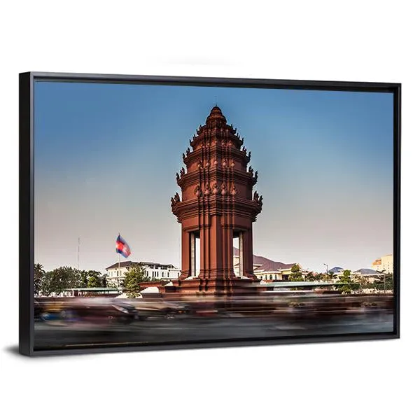 Independence Monument  Cambodia Canvas Wall Art
