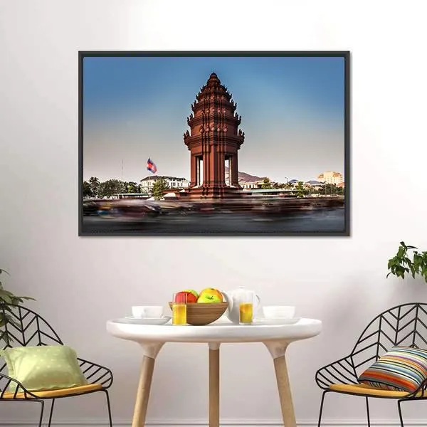 Independence Monument  Cambodia Canvas Wall Art