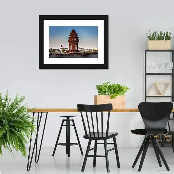 Independence Monument  Cambodia Canvas Wall Art