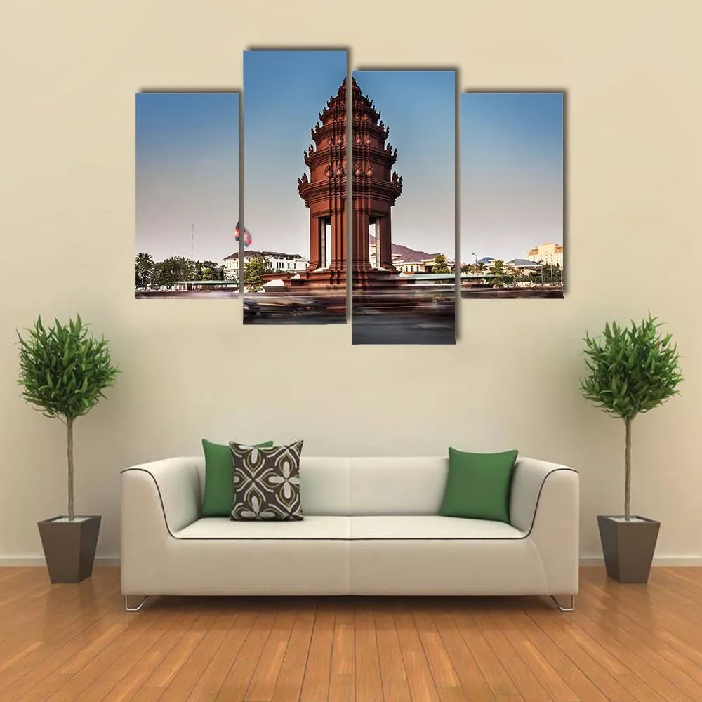 Independence Monument  Cambodia Canvas Wall Art