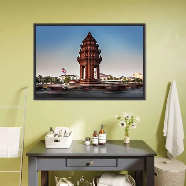 Independence Monument  Cambodia Canvas Wall Art