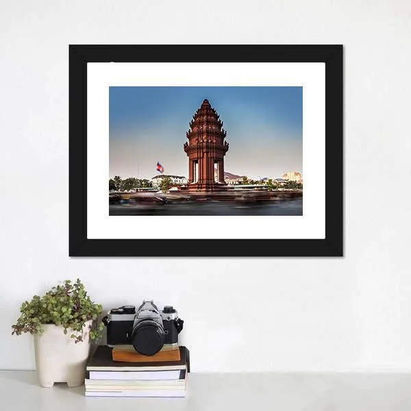 Independence Monument  Cambodia Canvas Wall Art