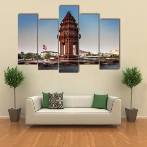 Independence Monument  Cambodia Canvas Wall Art