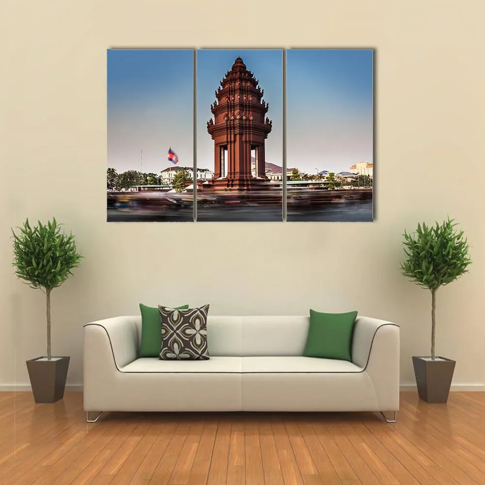 Independence Monument  Cambodia Canvas Wall Art