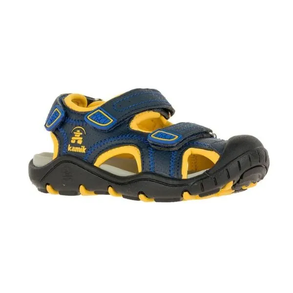Kamik Seaturtle2 Boys Navy/Citrus Water Friendly Sandals