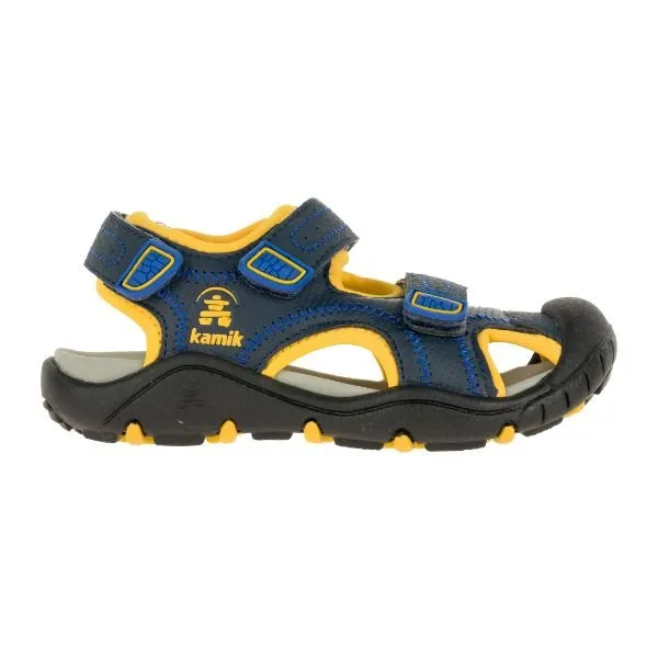 Kamik Seaturtle2 Boys Navy/Citrus Water Friendly Sandals