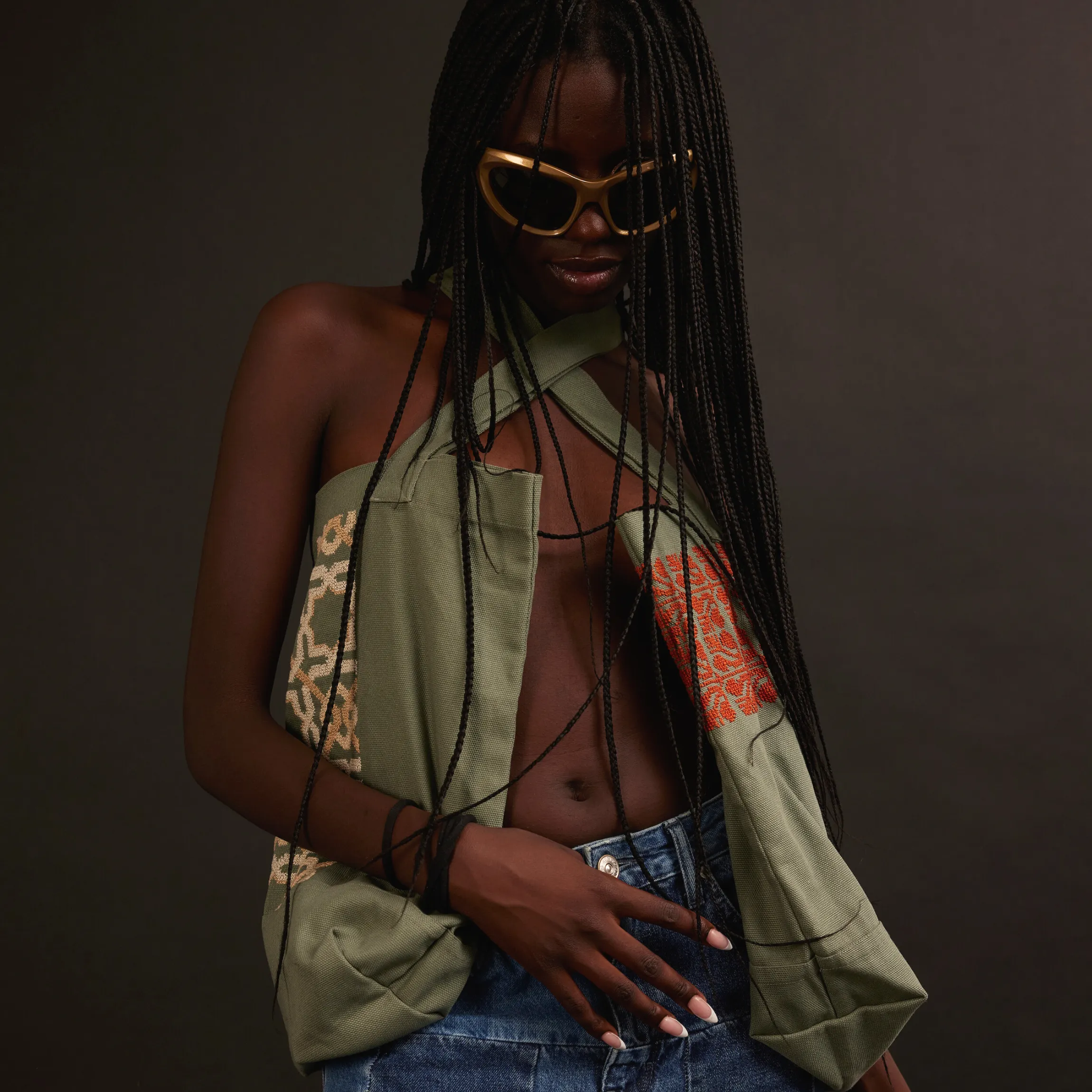KHAKI CANVAS BAG SDG#13