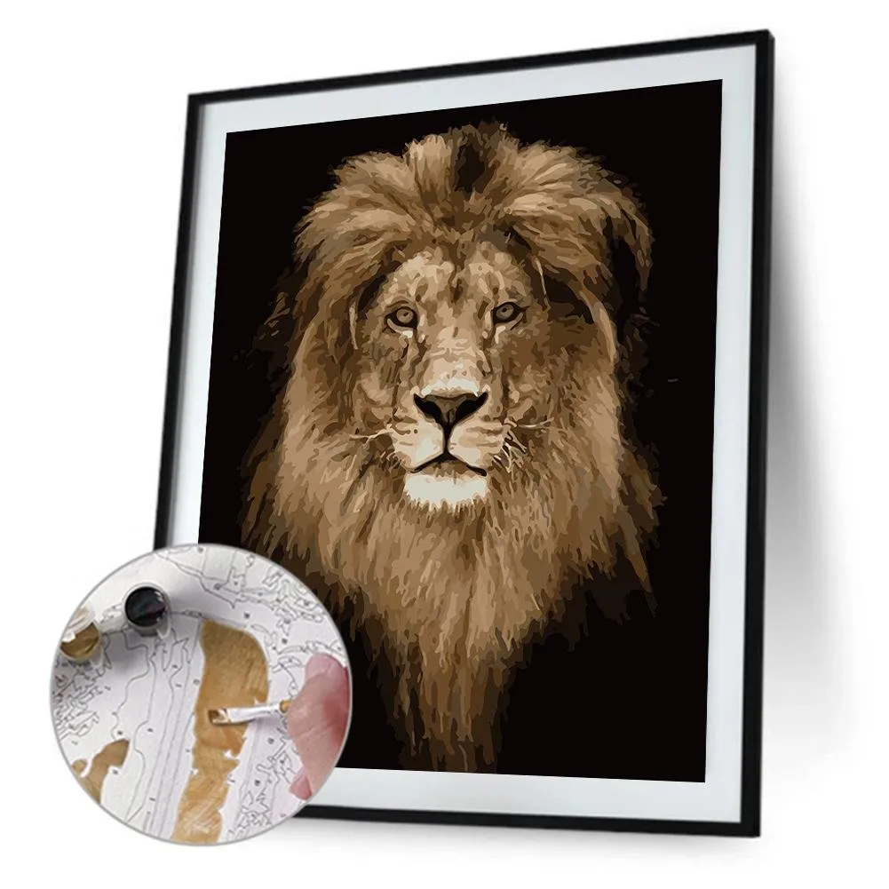 Lion Animal - Paint by Numbers 40x50cm