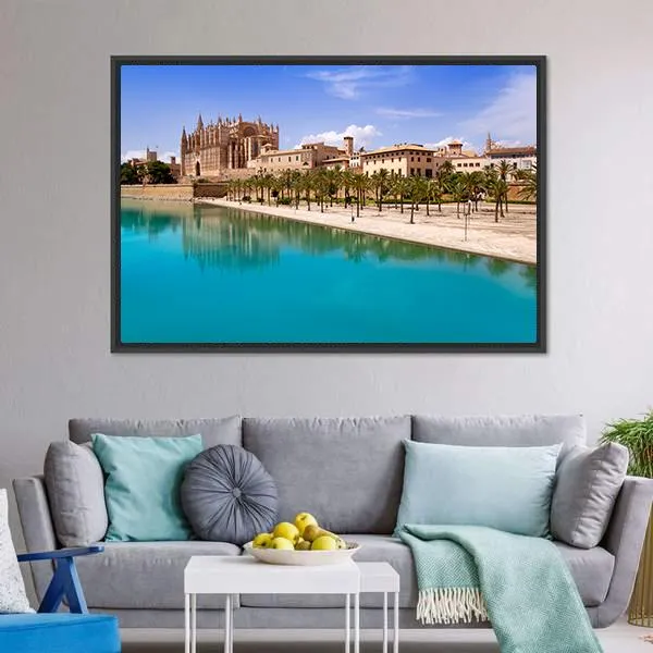 Majorca La Seu Cathedral Canvas Wall Art
