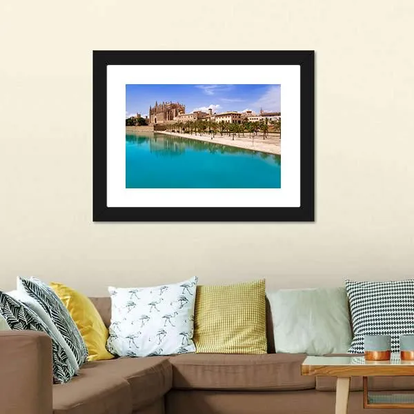 Majorca La Seu Cathedral Canvas Wall Art