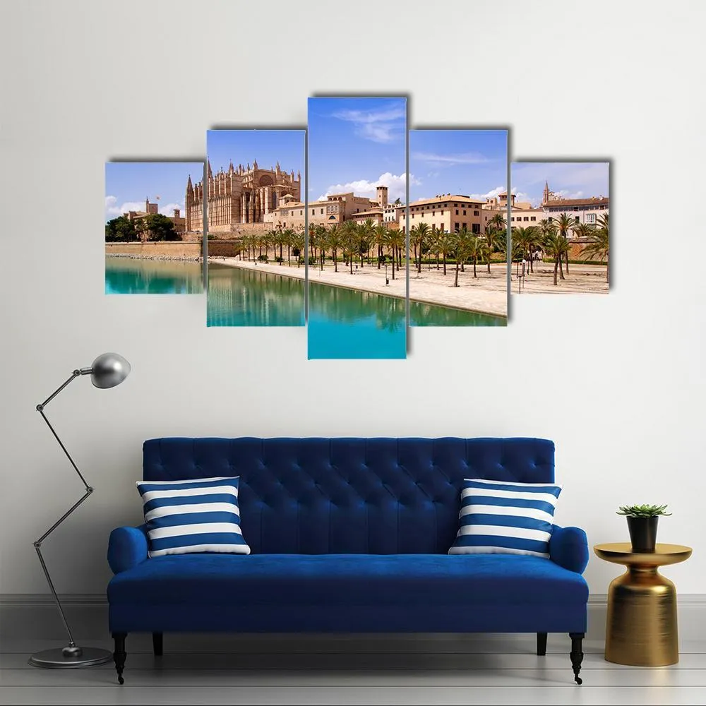 Majorca La Seu Cathedral Canvas Wall Art
