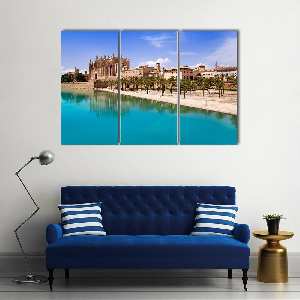 Majorca La Seu Cathedral Canvas Wall Art