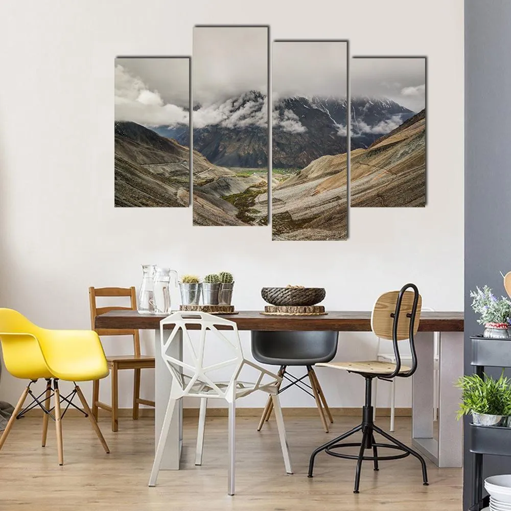 Mastuj River & Valley Canvas Wall Art