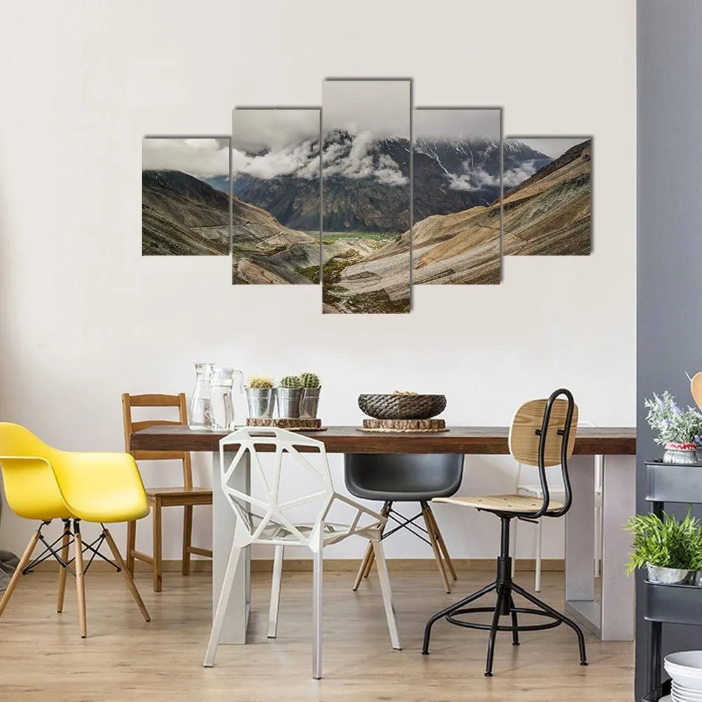 Mastuj River & Valley Canvas Wall Art