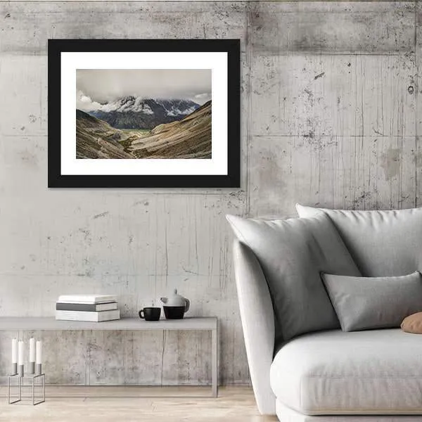 Mastuj River & Valley Canvas Wall Art