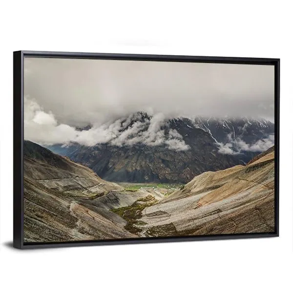 Mastuj River & Valley Canvas Wall Art