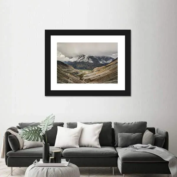 Mastuj River & Valley Canvas Wall Art