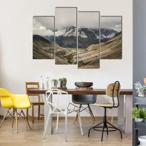 Mastuj River & Valley Canvas Wall Art