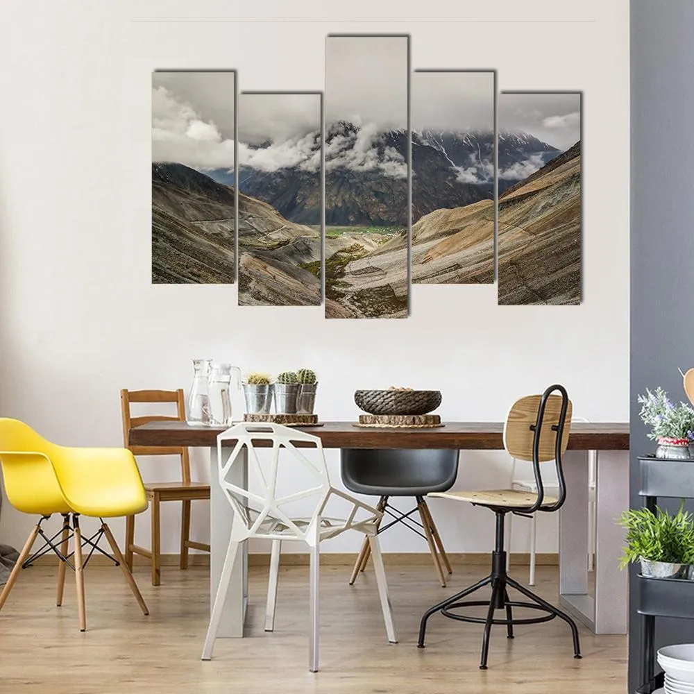 Mastuj River & Valley Canvas Wall Art