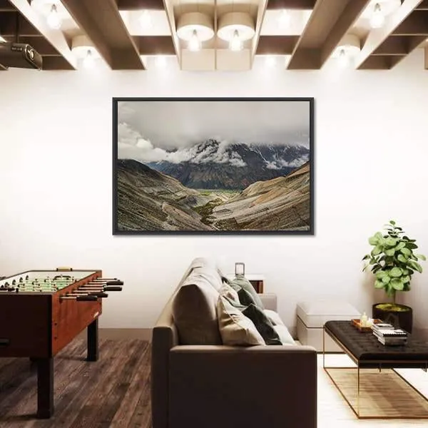 Mastuj River & Valley Canvas Wall Art