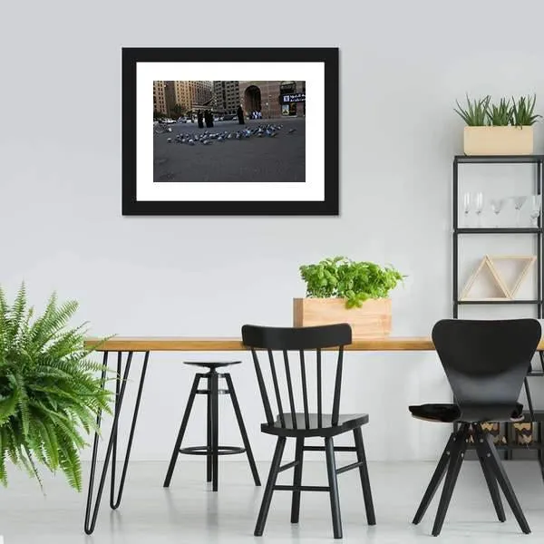 Medinah Street View Canvas Wall Art
