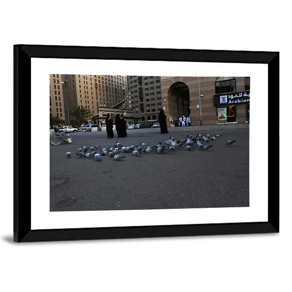 Medinah Street View Canvas Wall Art