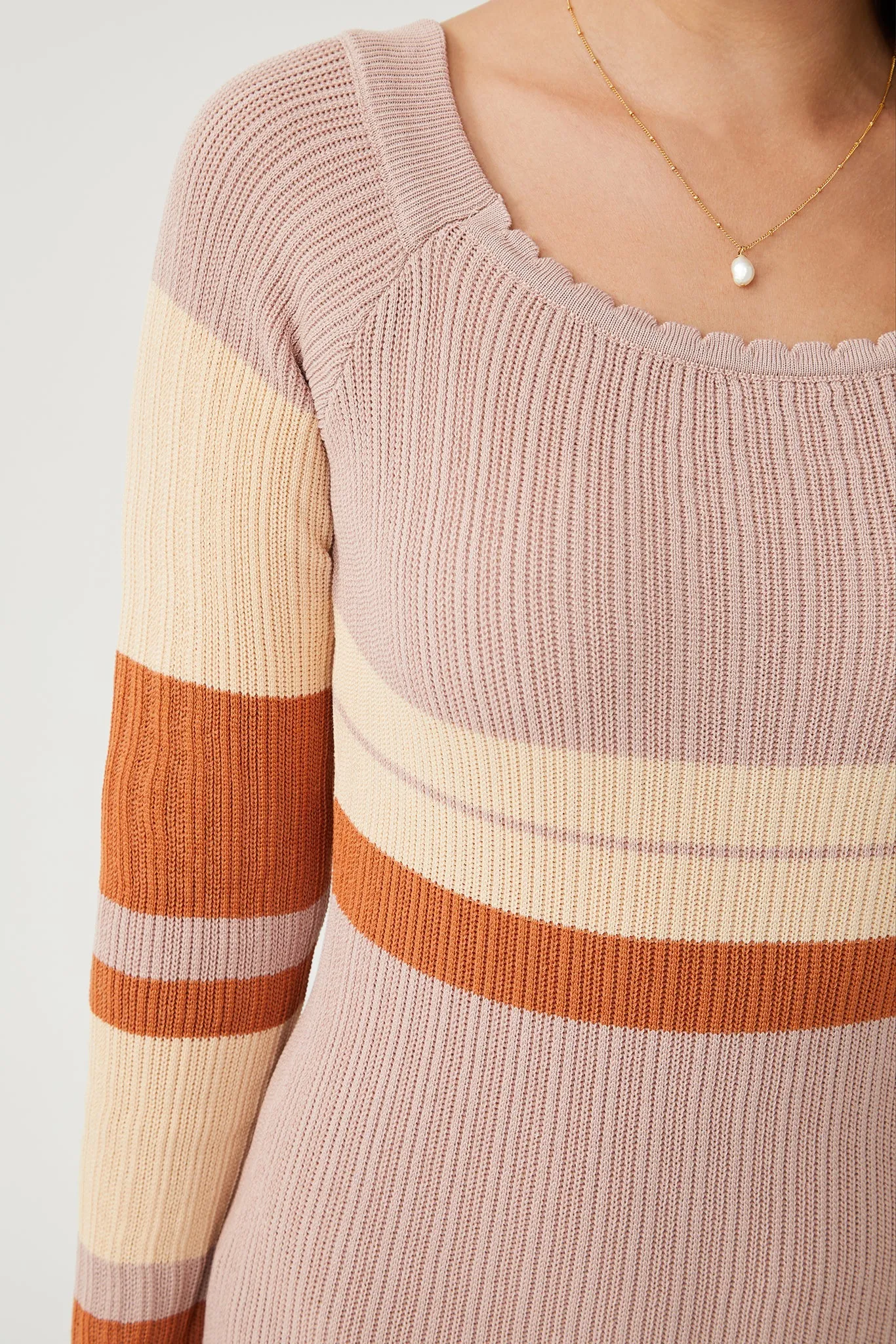 Patrice Knit Dress - Multi Stripe