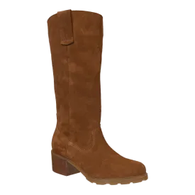 TALLOW in CAMEL Heeled Mid Shaft Boots