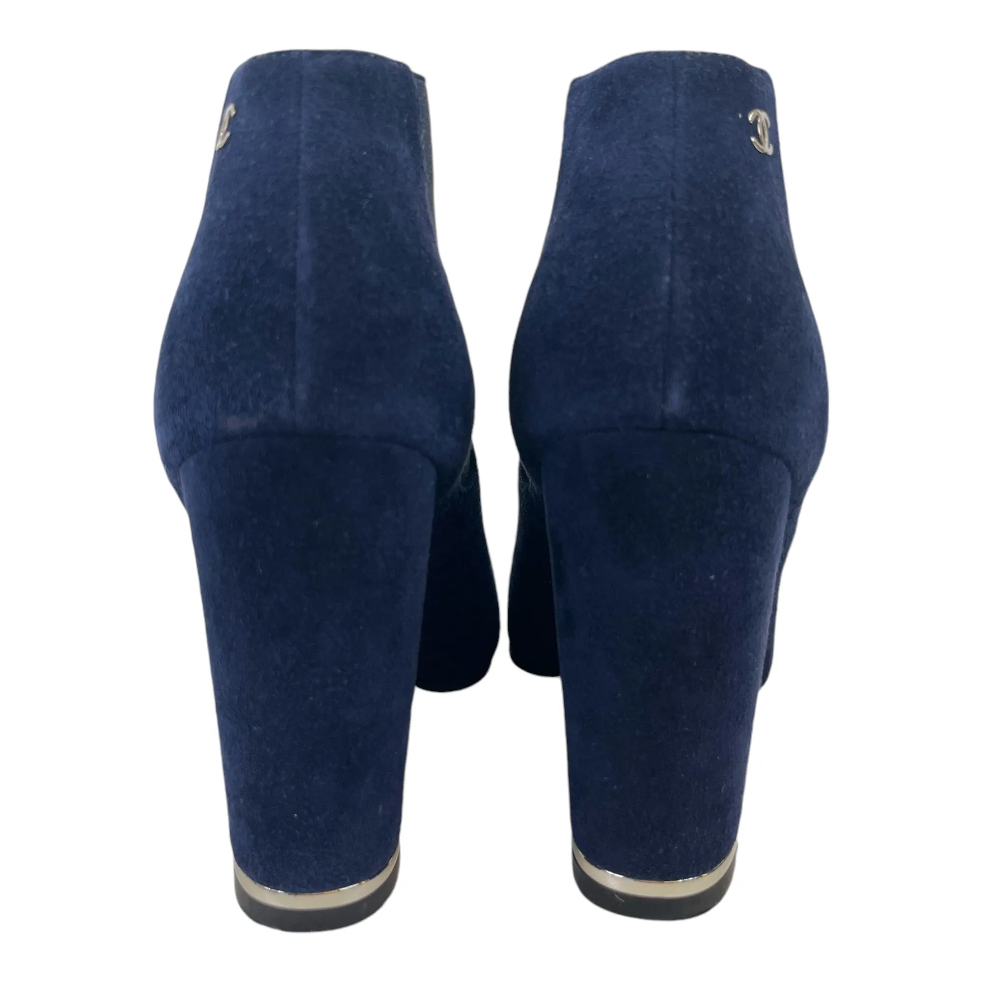 Women's Suede Cc Heeled Boots Navy Size EU 35.5 / UK 2.5