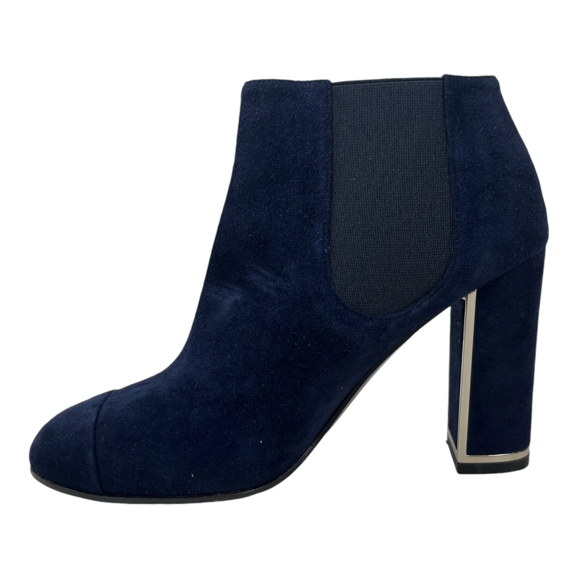 Women's Suede Cc Heeled Boots Navy Size EU 35.5 / UK 2.5