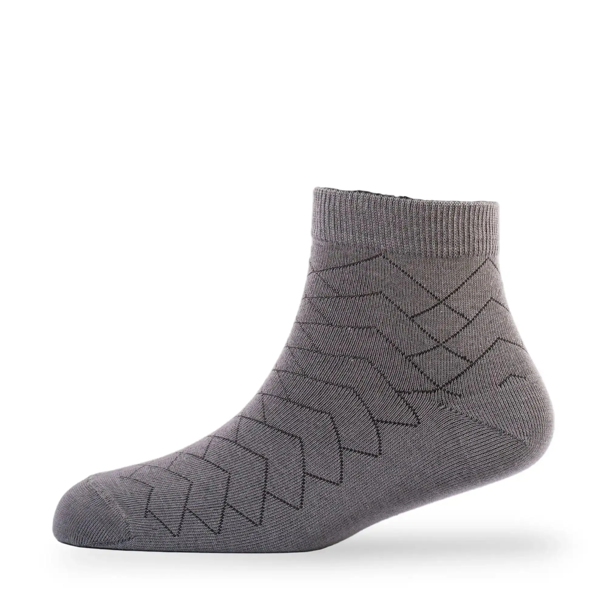 Young Wings Men's Multi Colour Cotton Fabric Solid Ankle Length Socks - Pack of 5, Style no. 2305-M1